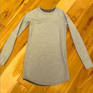 Ivivva by lululemon reversible shirt dress in Heather grey/light grey.